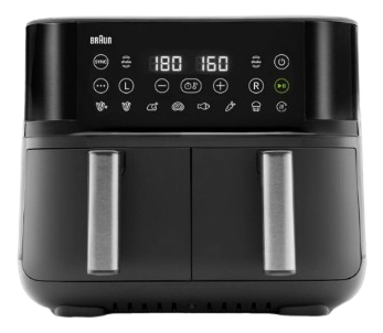 Braun TwinCook 3 TD3030 heteluchtfriteuse zwart