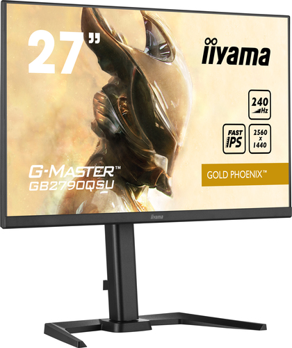 iiyama 240Hz GB2790QSU-B5 Gold Phoenix gamingmonitor 68,6 cm WQHD-lcd zwart