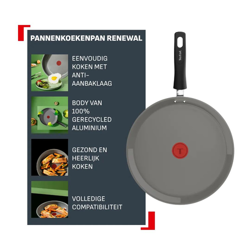 Tefal Renewal keramische pannenkoekenpan 28 cm