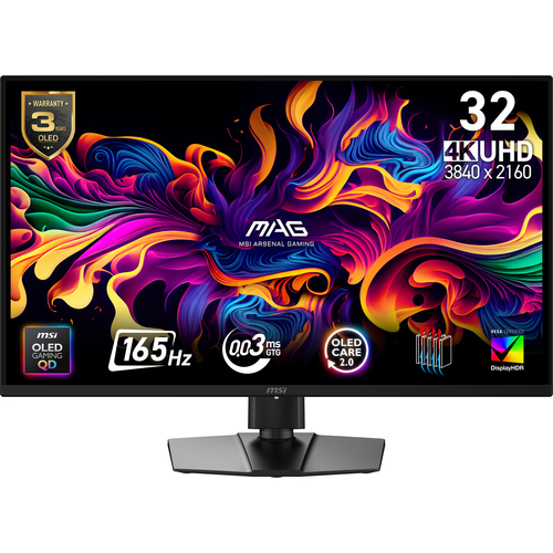 MSI MAG 322UP QD-OLED E16 31,5 inch 4K UHD Gaming Monitor