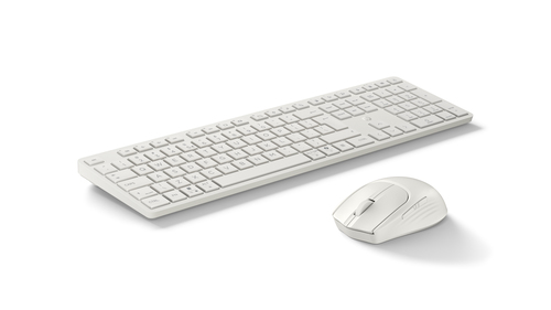 HP 490C Multi-Device Dual-Mode Toetsenbord en Muis Wit QWERTY