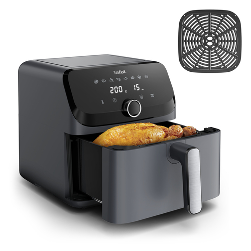 Tefal EY855BE0 - airfryer - 7,5 L 2020 W zelfstandig grijs