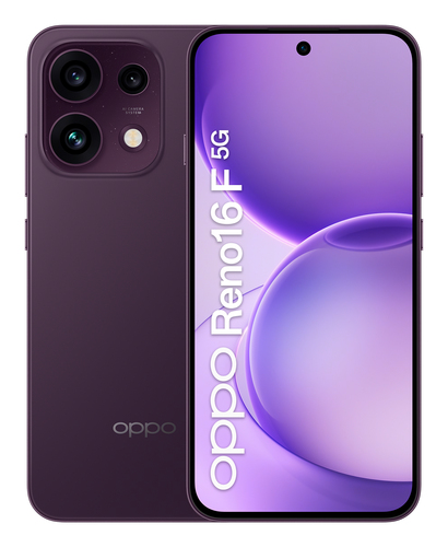OPPO Reno16 F 5G 256 GB/8 GB Paars Zwart