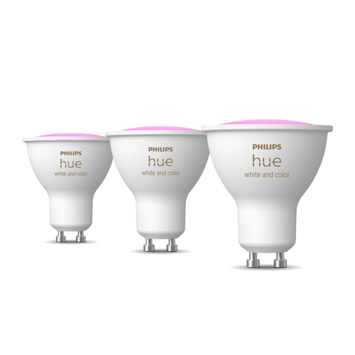 Philips Hue White and Color GU10 3-pack