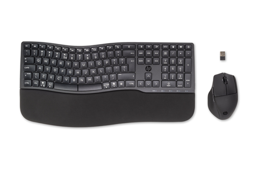 HP 680 Comfort Dual-Mode Keyboard and Mouse Combo-QWERTY- ISO layout