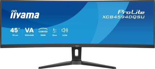 iiyama ProLite XCB4594DQSU-B1 computer monitor 113 cm (44.5") 5120 x 1440 Pixels Dual