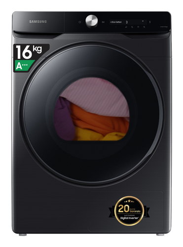 Samsung DV16DG8600BVU3 wasdroger vrijstaand voorlader 16 kg zwart