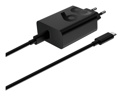 Motorola Power Delivery Oplader 68W Zwart + Usb C Kabel 1m Zwart Kunststof