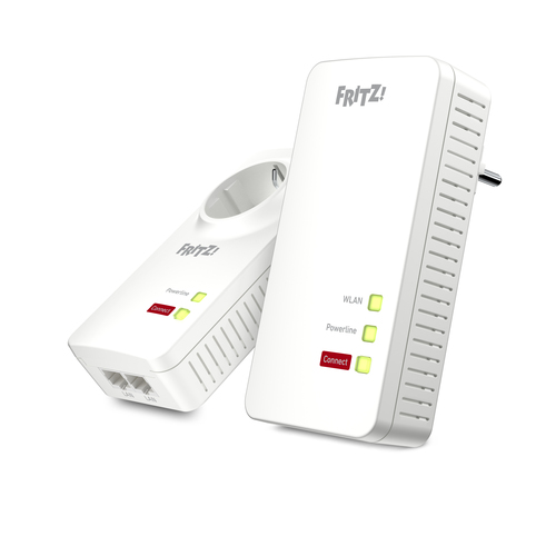 Avm fritz! FRITZ!Powerline 1260E WLAN Set International WiFi 1200 Mbps 2 adapters