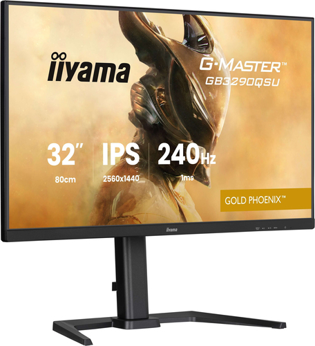 iiyama G-MASTER GB3290QSU-B1 80 cm (31,5") Quad HD LED-monitor 2560 x 1440 pixels Zwart