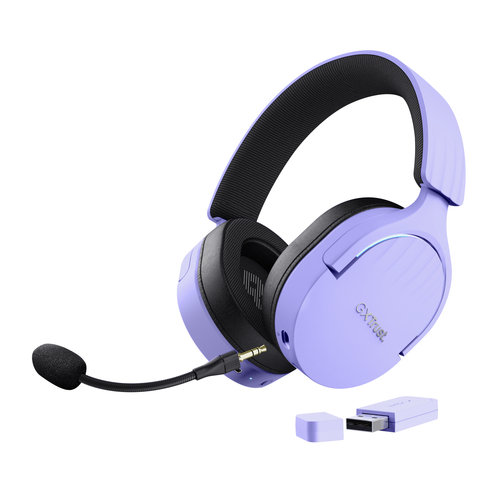 Trust Fayzo GXT491 Draadloze PC/PlayStation headset Paars