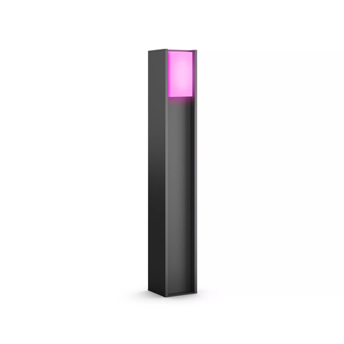 Philips Hue Turaco Hoge Sokkellamp Antraciet Buiten
