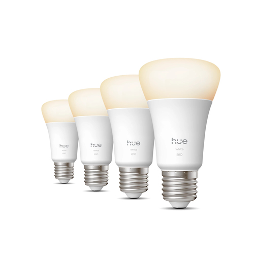 Philips Hue A60 White E27 810lm 4-pack