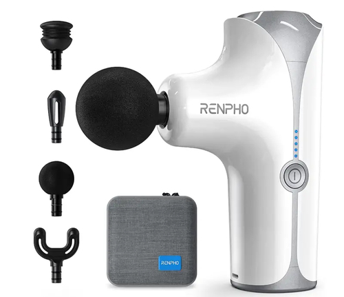 Renpho RP-GM173 Mini Massage Gun Percussie Spiermassagepistool Draagbaar Wit