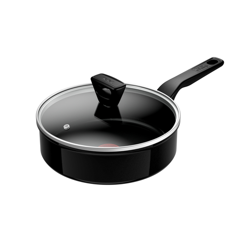 Tefal Renew Black Keramische Hapjespan 24 cm + deksel