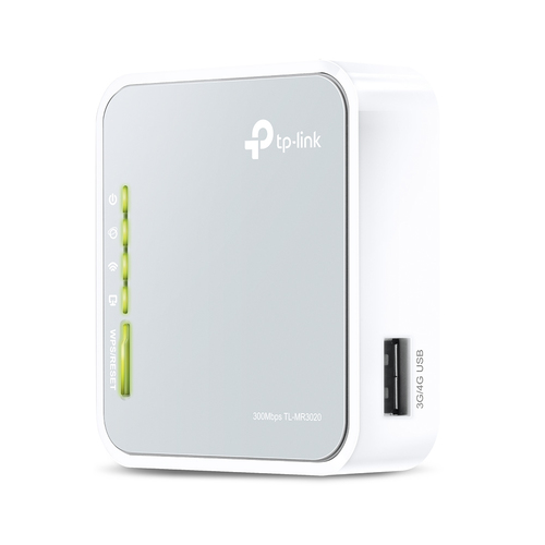 TP-Link TL-MR3020 draadloze router Fast Ethernet Single-band (2,4 GHz) 4 G Zilver