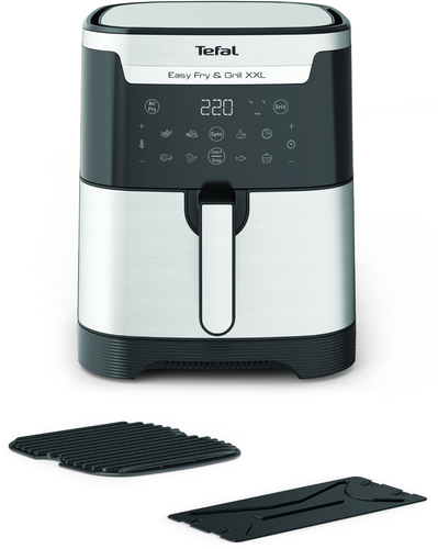 Tefal EY801D - Easy Fry & Grill XXL airfryer - 2-in-1, 6,5 l capaciteit, dual zone