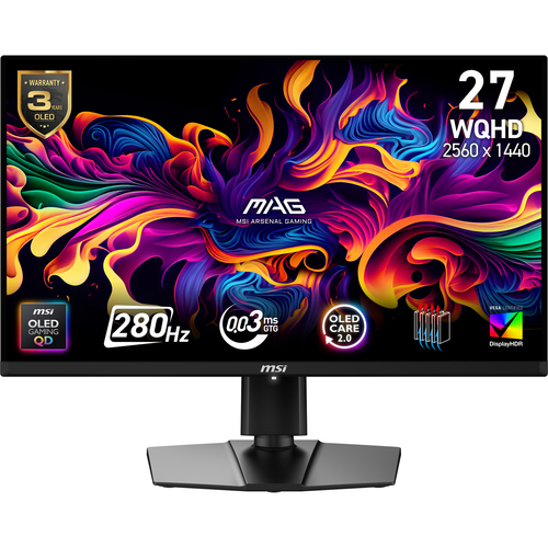 MSI MAG 271QP X28 27" WQHD 280Hz OLED Gaming Monitor