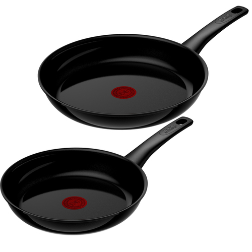 Tefal Renew On Keramische koekenpannenset 24 + 28 cm Zwart