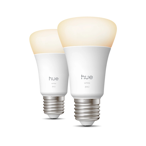 Philips Hue A60 White E27 810lm 2-pack