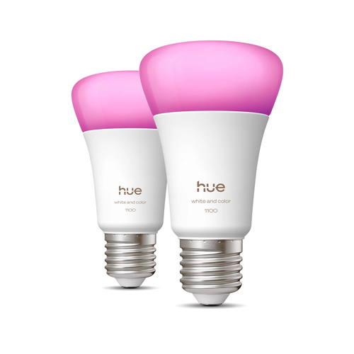 Philips Hue A67 White and Color E27 1100lm 2-pack