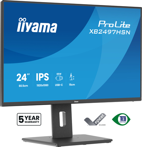 iiyama ProLite XB2497HSN-B1 24" Full-HD 100 Hz IPS Monitor