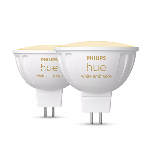 Philips Hue spot White Ambiance - MR16 - 2-pack