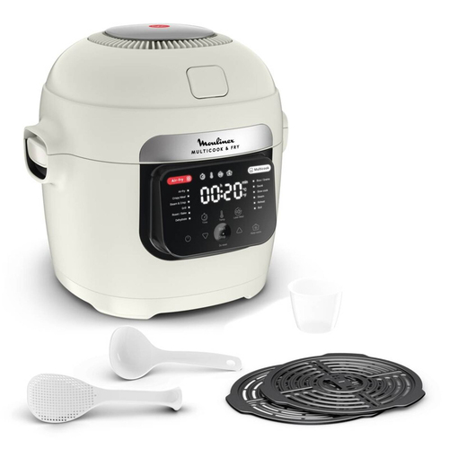 Moulinex MZ7311F0 keukenmachine Mc Fry 2-bakplaat Rise
