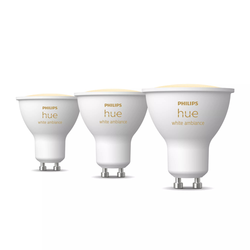 Philips Hue White Ambiance GU10 3-pack