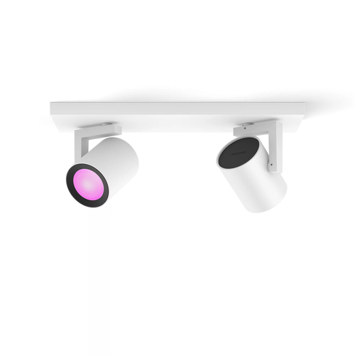 Philips Hue Argenta Opbouwspot White and Color - Wit - 2-spots