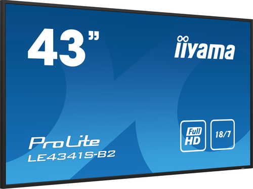 iiyama 108 cm flexibel Full HD professioneel grootformaat beeldscherm