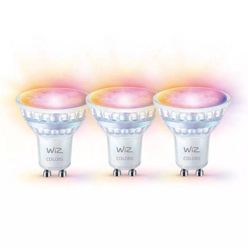 WiZ Connected WiZ Spot - Gekleurd en Wit Licht - GU10 - 3-pack
