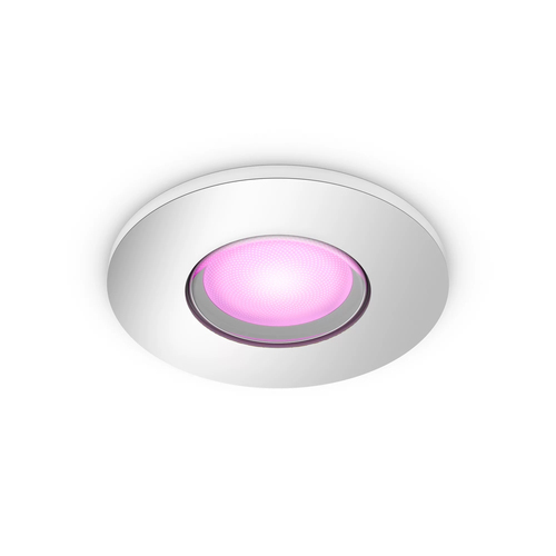 Philips Hue Xamento badkamer inbouwspot White and Color - Chroom - Rond