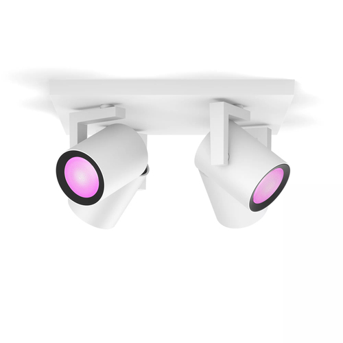 Philips Hue Argenta Opbouwspot White and Color - Wit - 4-spots