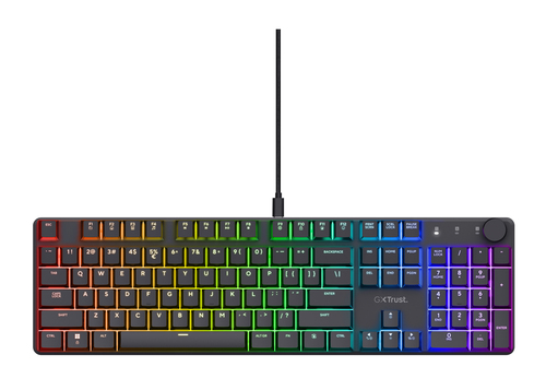 Trust GXT 866 Torix Mechanisch Gaming Toetsenbord Qwerty Zwart