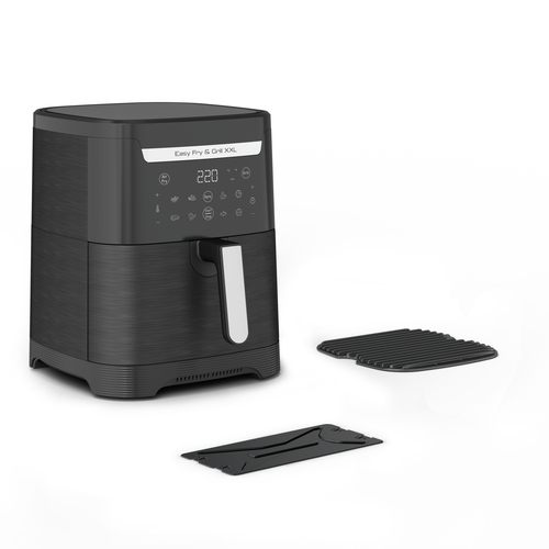 Tefal EY8018 - Easy Fry & Grill XXL airfryer - 2-in-1, 6,5 l capaciteit, dual zone
